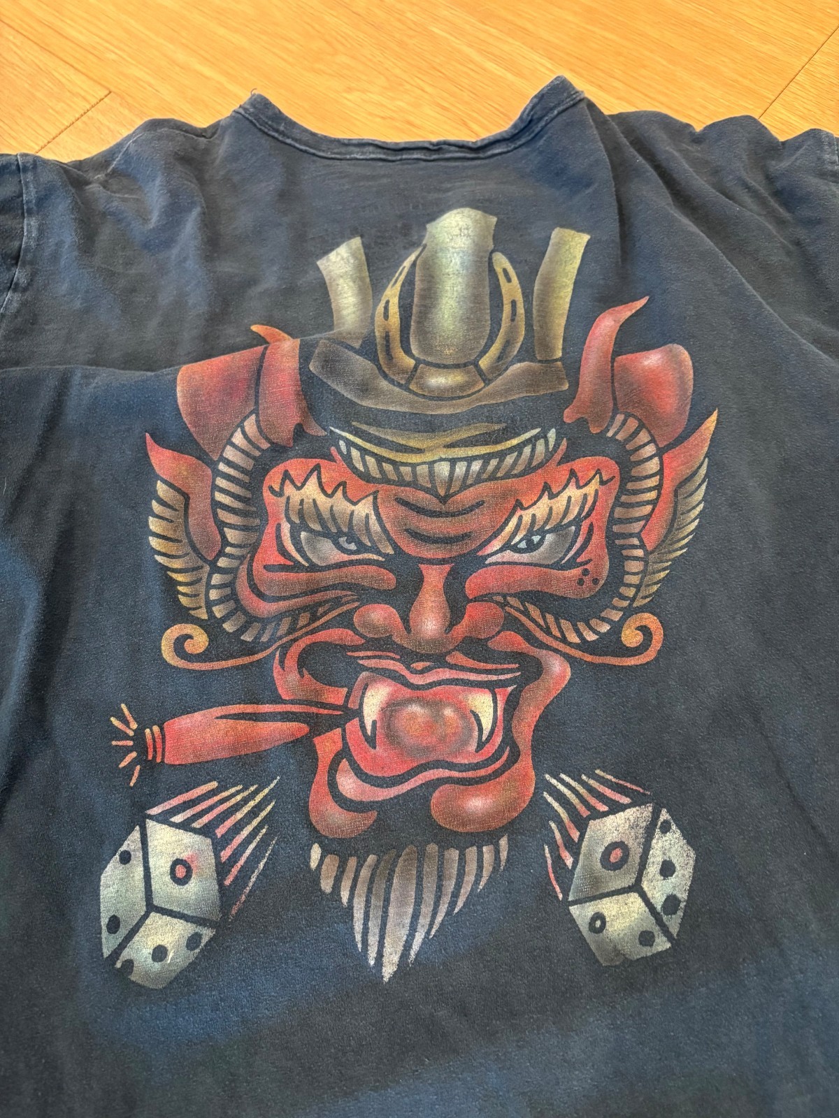 Vintage The Great China Wall Tattoo Long Sleeve RARE Large gallery