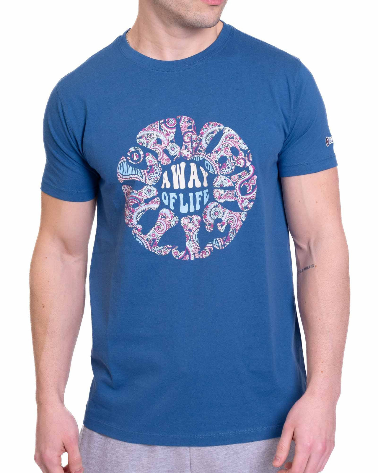 Lambretta Mens Paisley Roundel Tee BNWT gallery