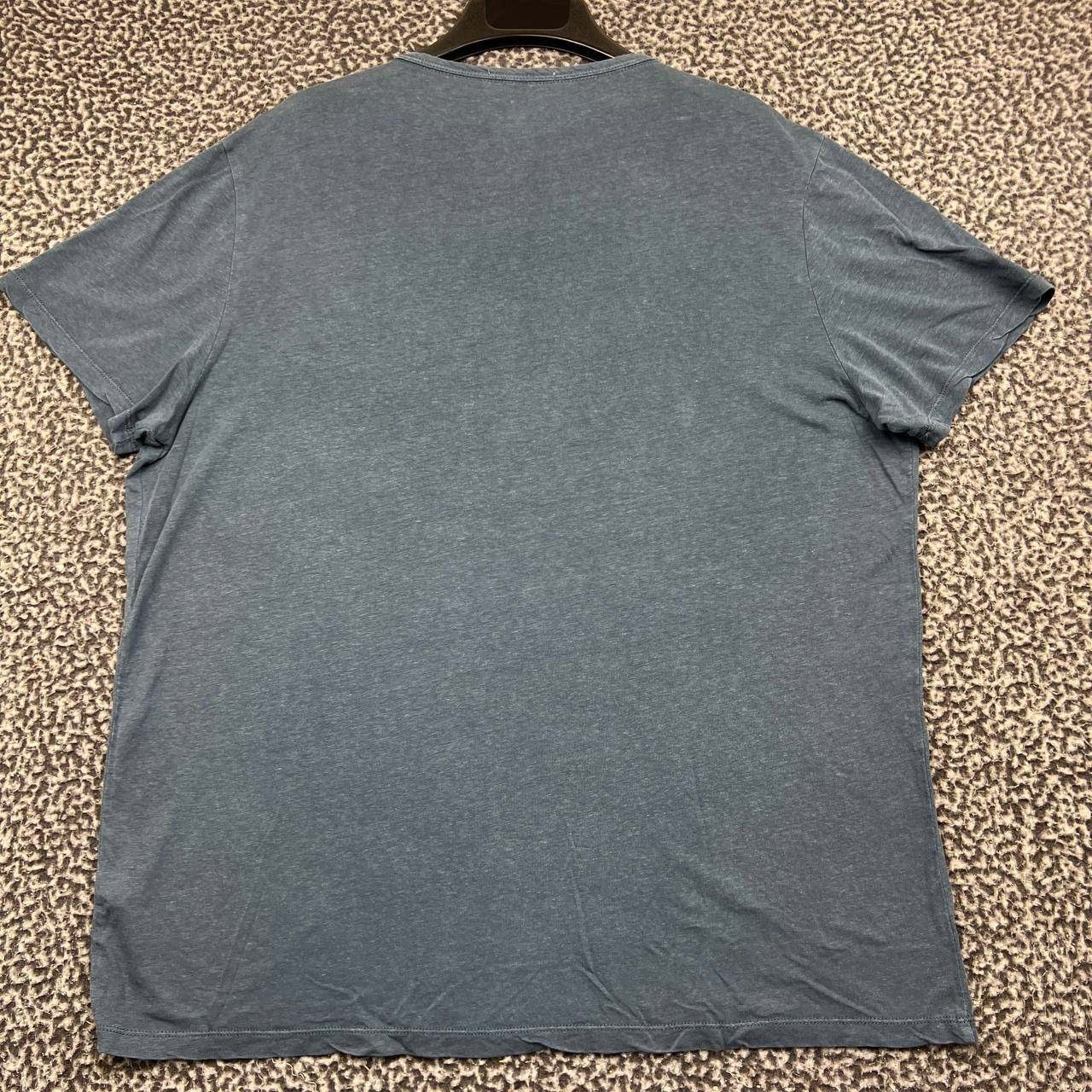 Marine Layer Shirt Men Large Blue Hemp Cotton Blend Pocket Short Sleeve L gallery