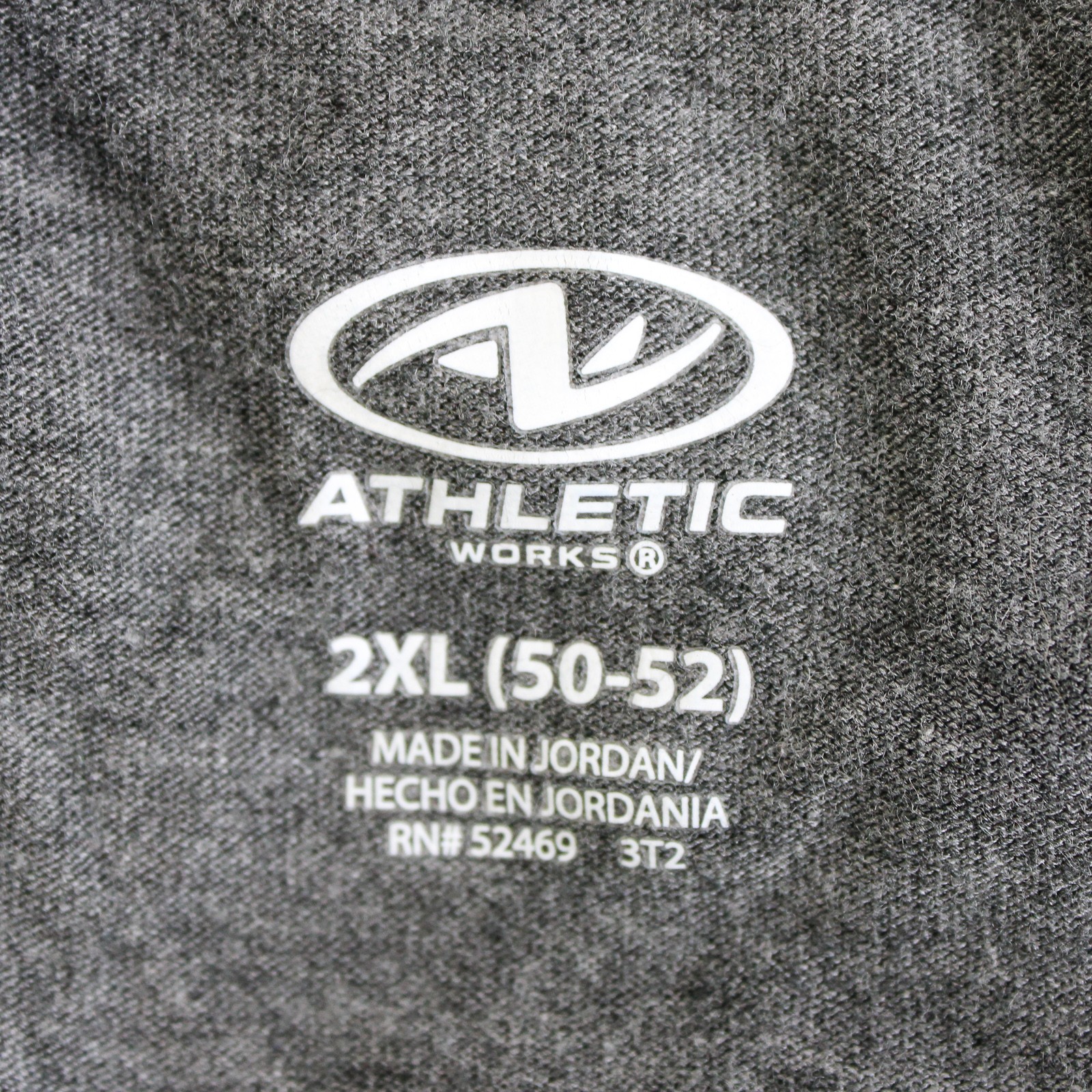 Athletic Works Men's 2XL Gray Pocketed T-Shirt Casual Cotton Tee gallery