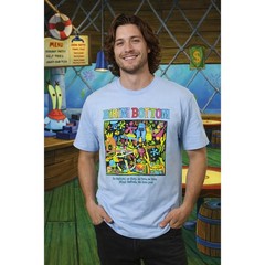 Nickelodeon SpongeBob SquarePants Bikini Bottom T-Shirt Men’s Medium Cartoon