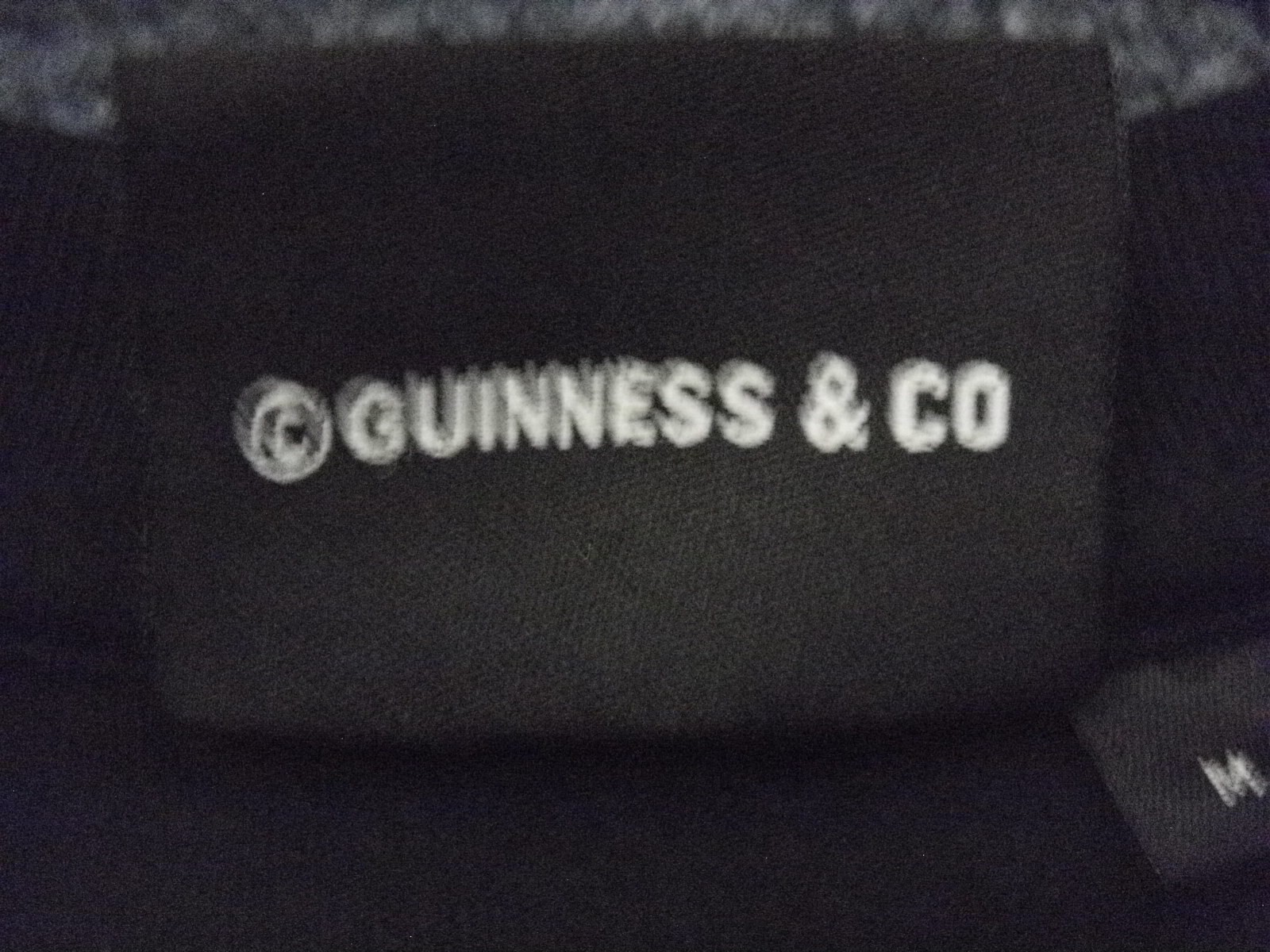 Guinness Official Merchandise T-Shirt Men M Black Crew Short Sleeve gallery