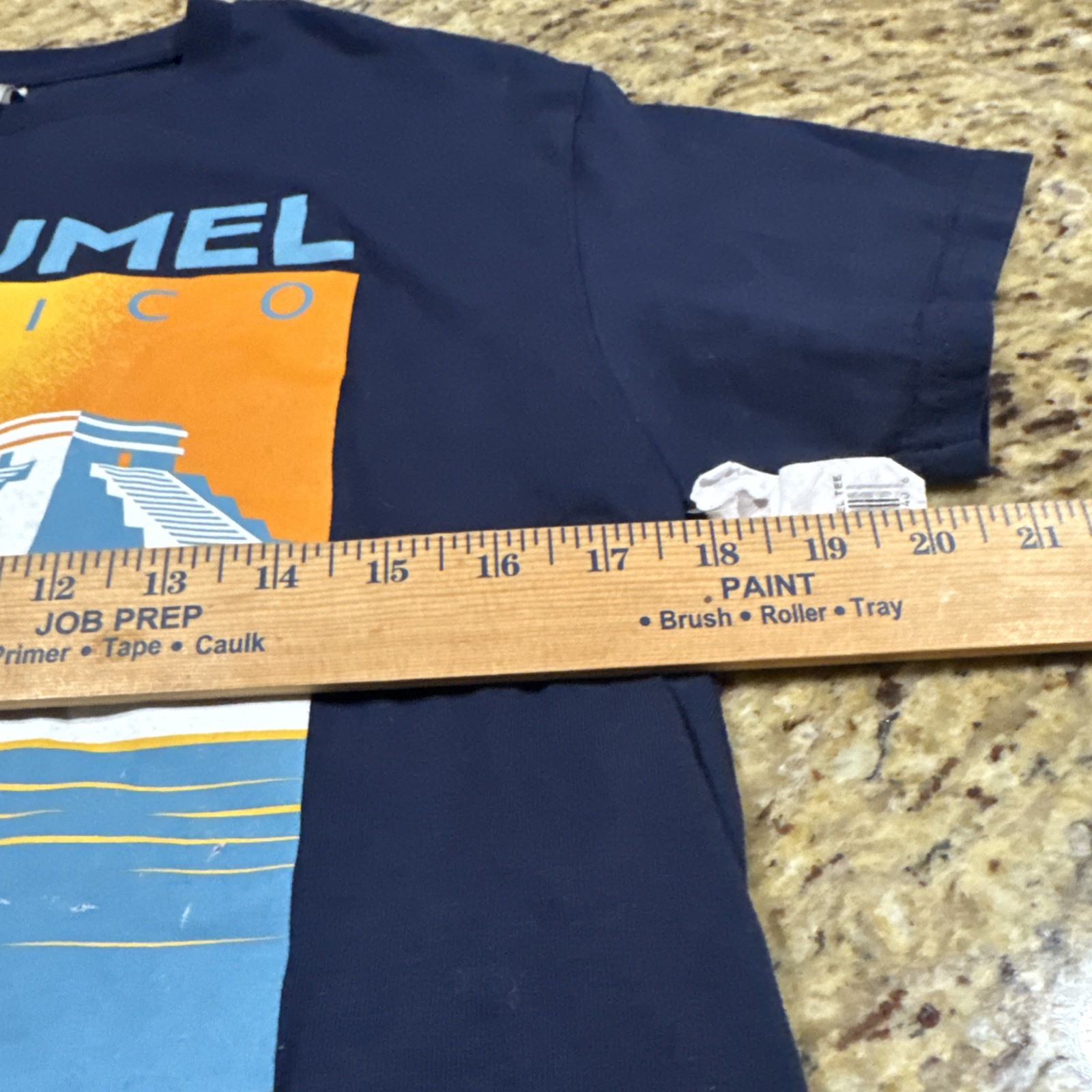 Cozumel Shirt Adult Medium, Blue Cozumel Mexico Short Sleeve Pullover NWT Cpix gallery