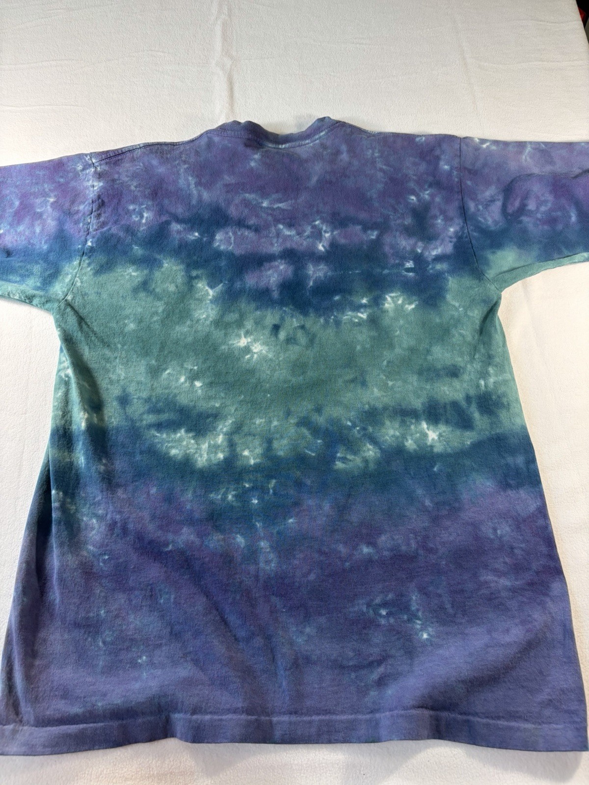 The Doors Jim Morrison Tie Dye T-Shirt Purple Blue Size L Liquid Blue gallery