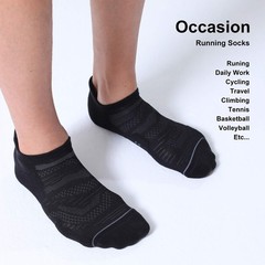CelerSport 6 Pack Men’s Running Ankle Socks with Cushion Low Cut Athletic Spo…