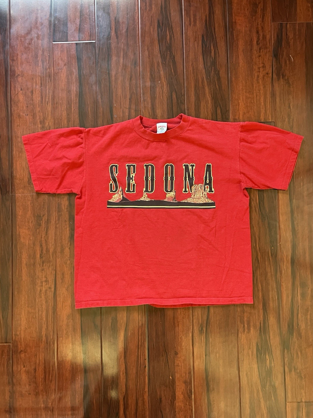 Sedona Arizona Tee Shirt Red Vintage Single Stitch Made In USA Men’s Size Medium gallery