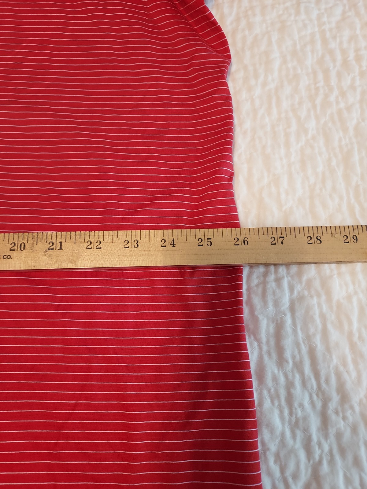 Slazenger Men's Golf striped XL red shirt Polo EUC Cotton well made Metal logo gallery