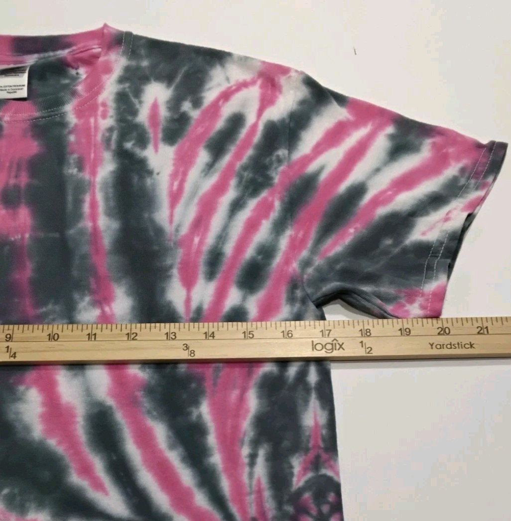 New Tie Dye Men's T-Shirt Pink Adult Small Multicolor Summer gallery