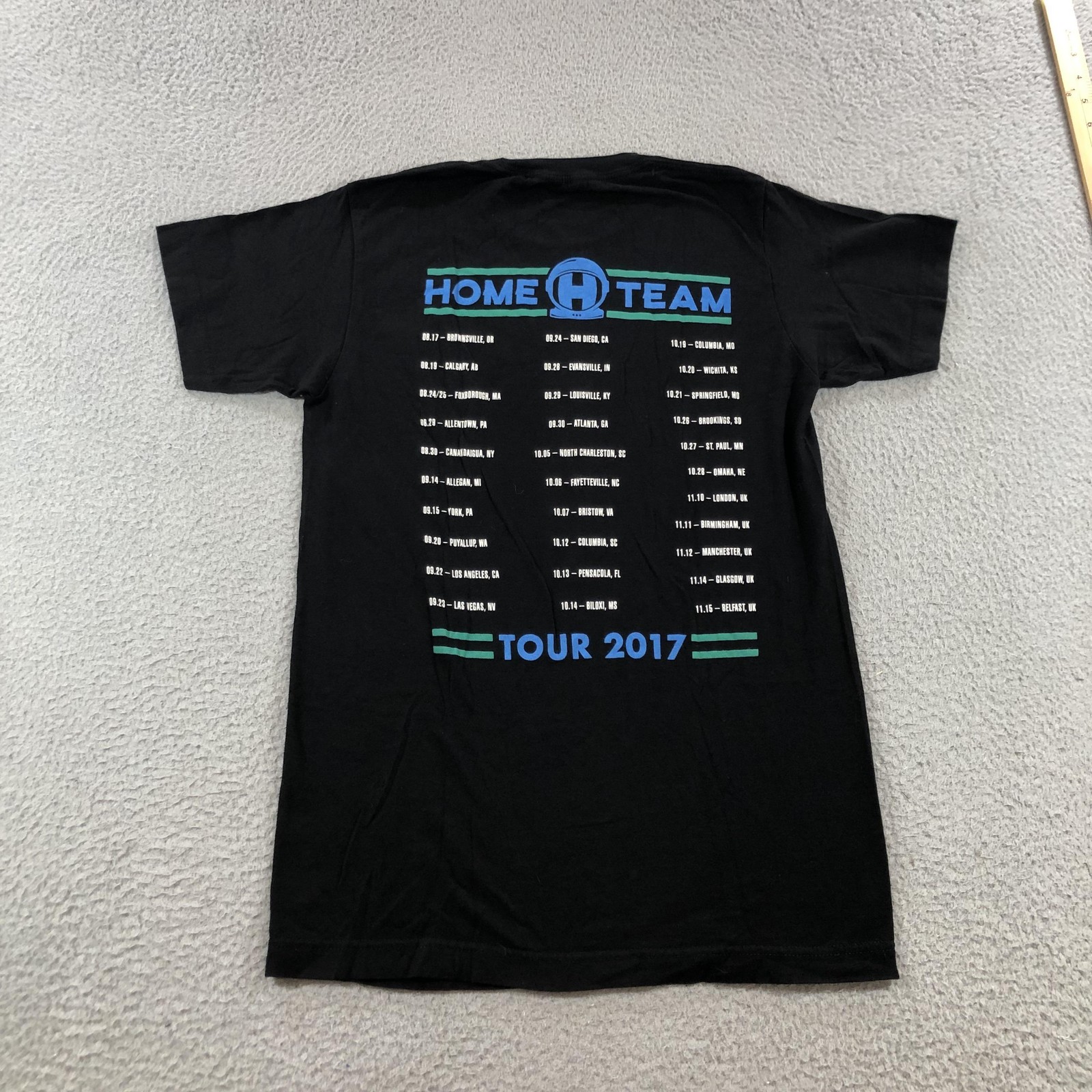 Thomas Rhett Shirt Mens Small Black Home Team Tour 2017 Concert T-Shirt Graphic gallery