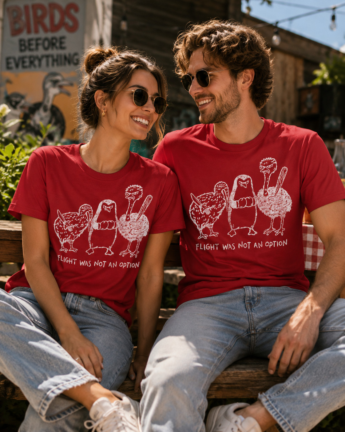 Flight was Not an Option Graphic Sarcastic Quote Men's T-Shirt gallery