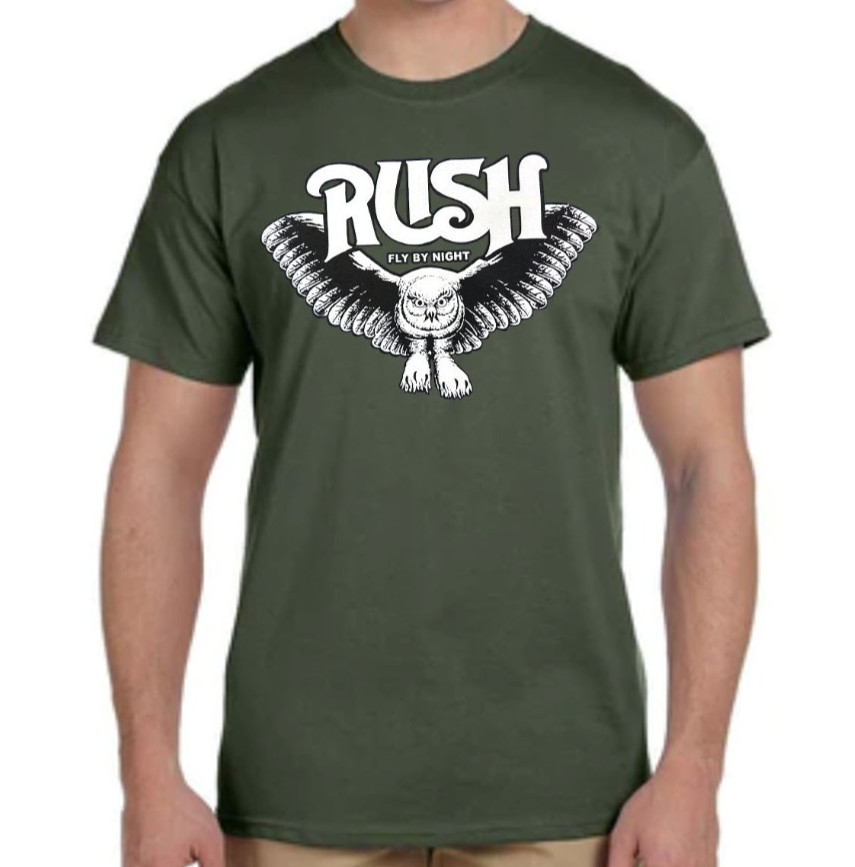 Rush Fly By Night Rock Band Men's T Shirt (Multiple Colors) gallery