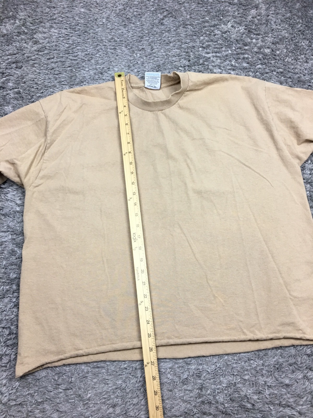 Pro Club Heavyweight Shirt Mens Size 2XL Beige Tan Short Sleeve Cotton gallery
