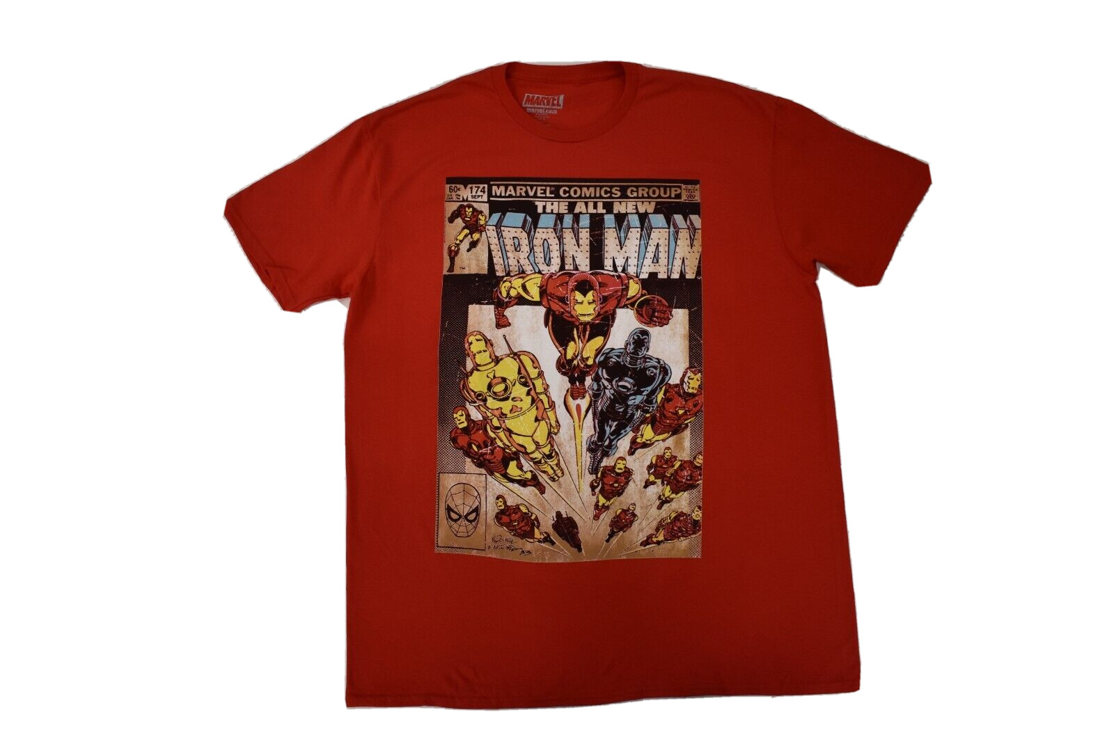 Marvel Mens Iron Man Comic Book Cover Graphic Tee Shirt New XL, 2XL gallery
