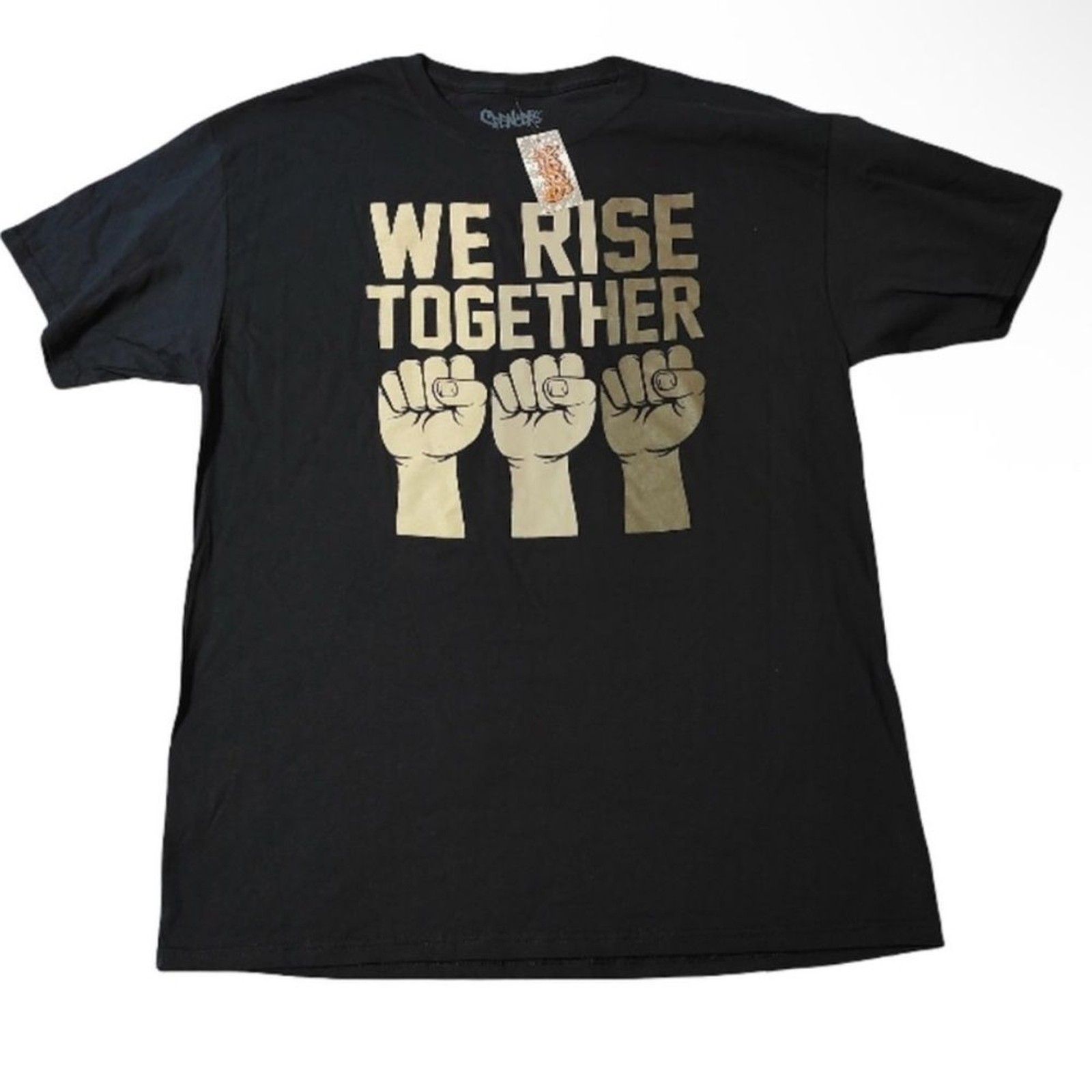 We Rise Together Black Graphic T-Shirt gallery