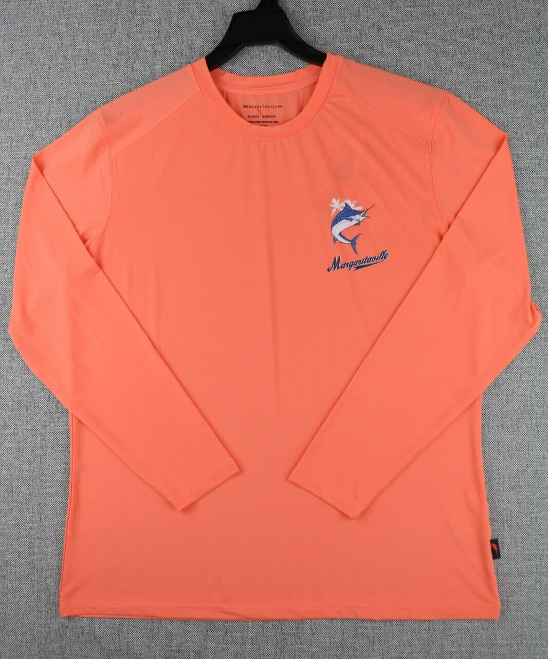 Margaritaville Mens Long Sleeve Breathable Lightweight Sun Tee M L XL Swordfish gallery