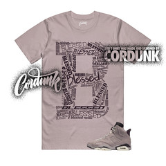 6 Smokey Mauve Taupe Black Diffused Cameo Rose T Shirt Match B BLS