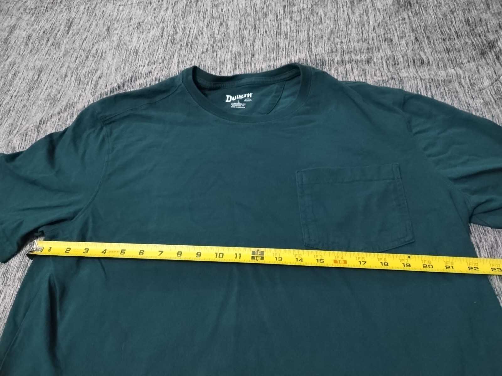 Duluth Longtail T-Shirt Mens Large Green 100% Cotton Crew Neck Short Sleeve gallery