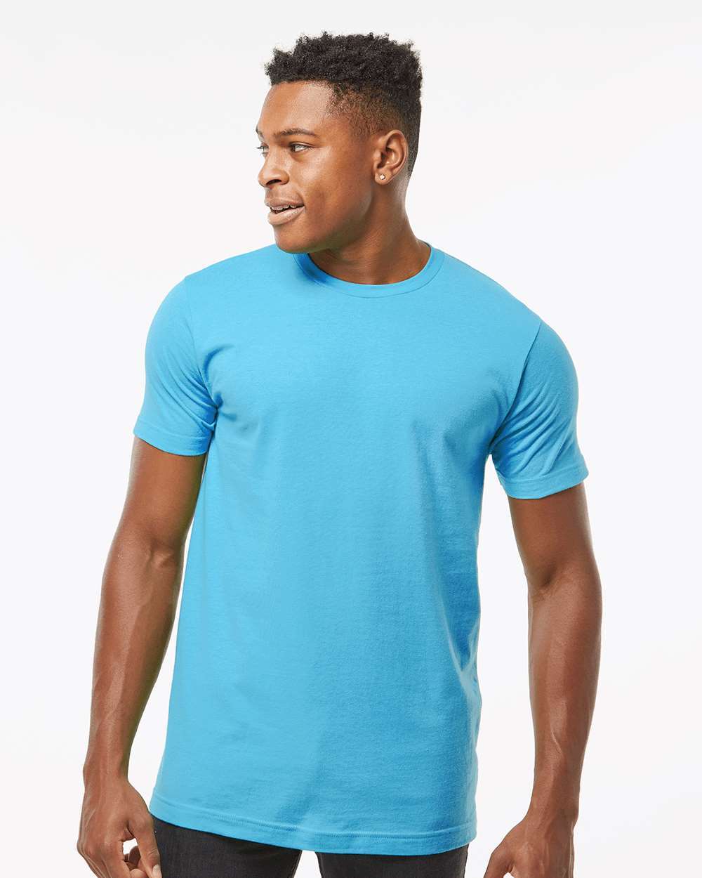 Tultex Unisex T Shirt Cotton/Polyester Short Sleeves Fine Jersey T-Shirt - 202 gallery