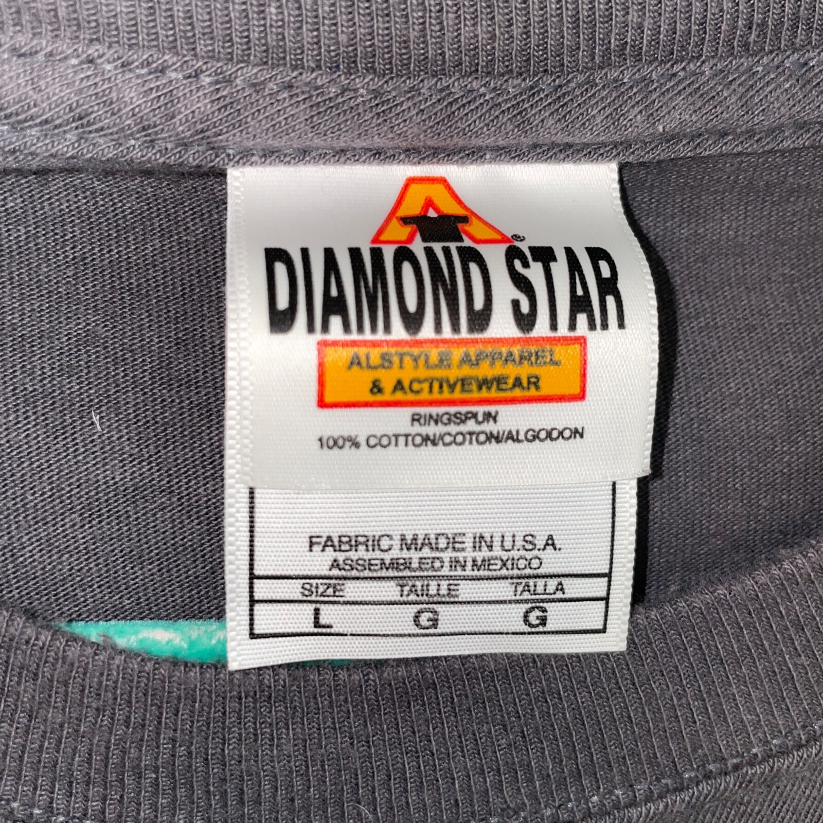 Vintage Diamond Star Original Homeland Security T Shirt Indian Native Mens Large gallery