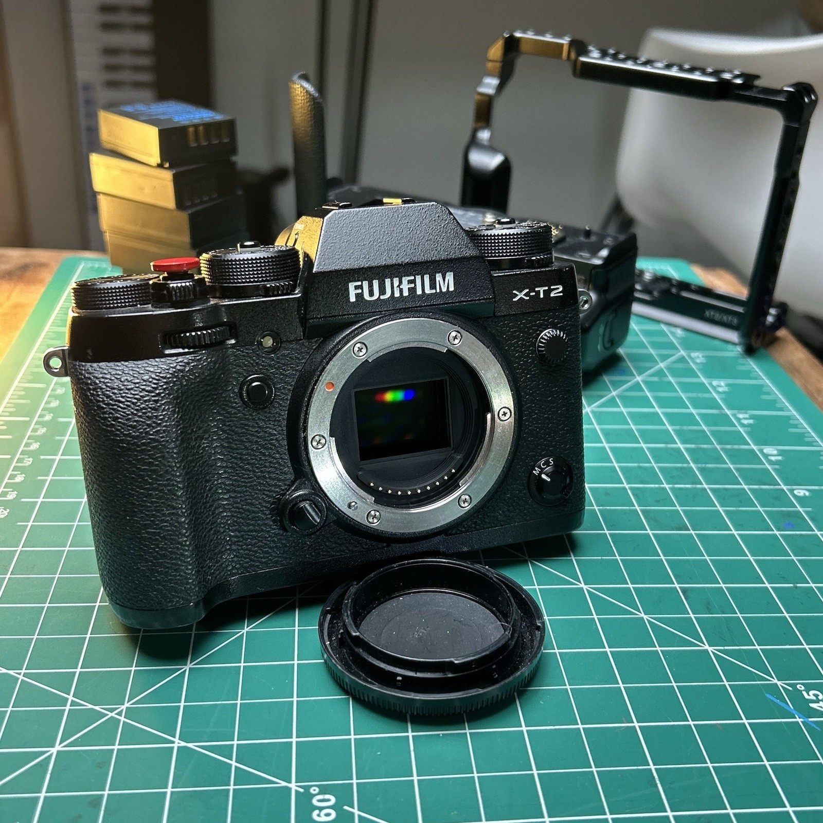 Fujifilm X-T2 Kit With Cage, Battery Grip, EF-X Adapter