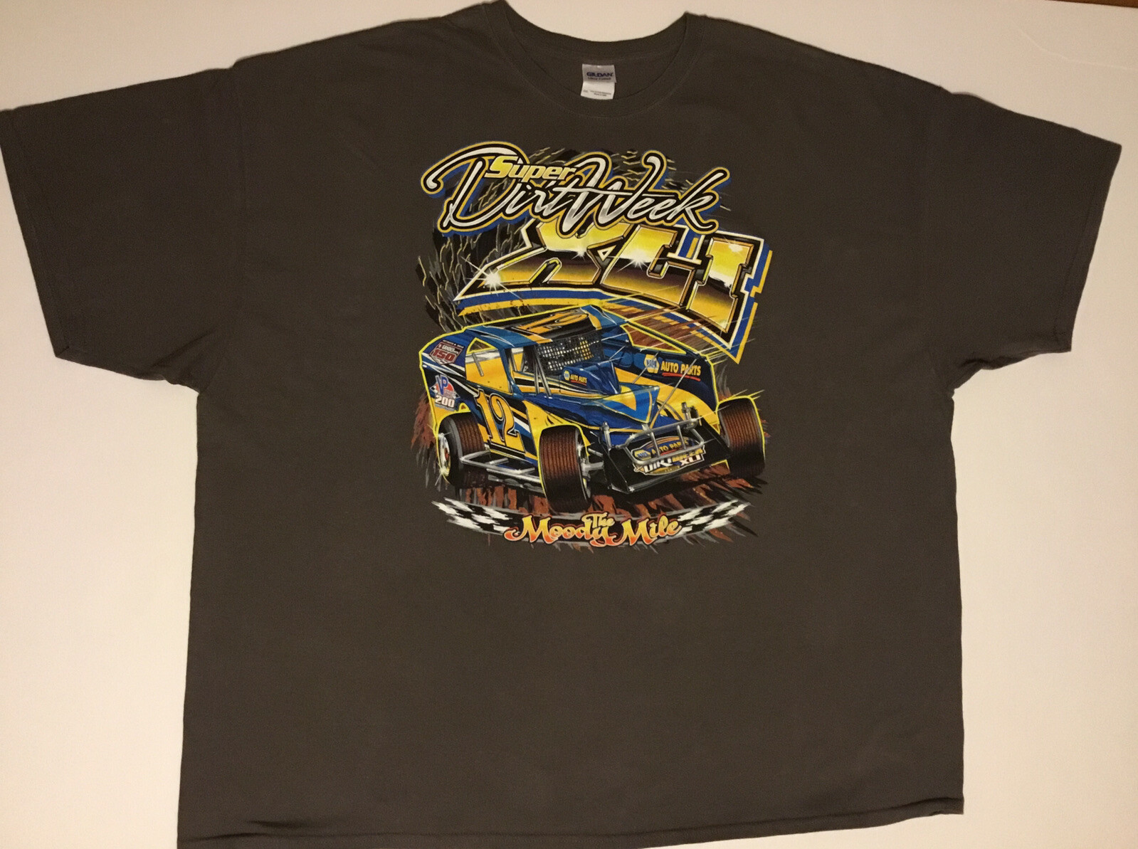 FORMULA 1 GILDAN Short Sleeve T-Shirt Sz 4XL Gray, Blue, Yellow gallery