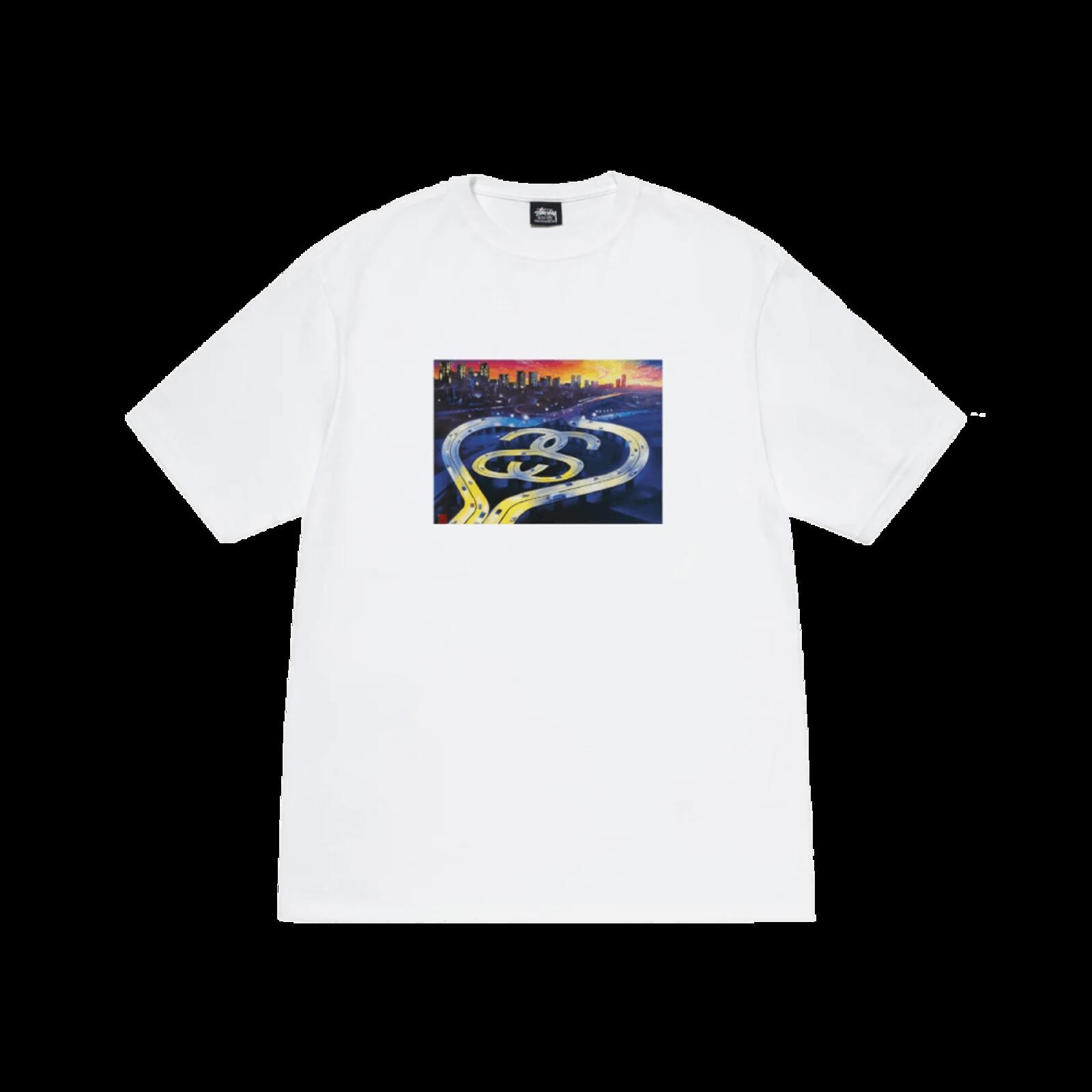 Stussy SS Highway Tee White • XL