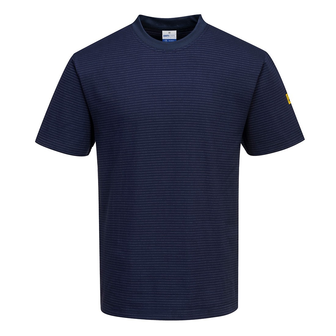 Portwest AS20 - Anti-Static ESD T-Shirt S/S BLACK SIZES XS-5X gallery