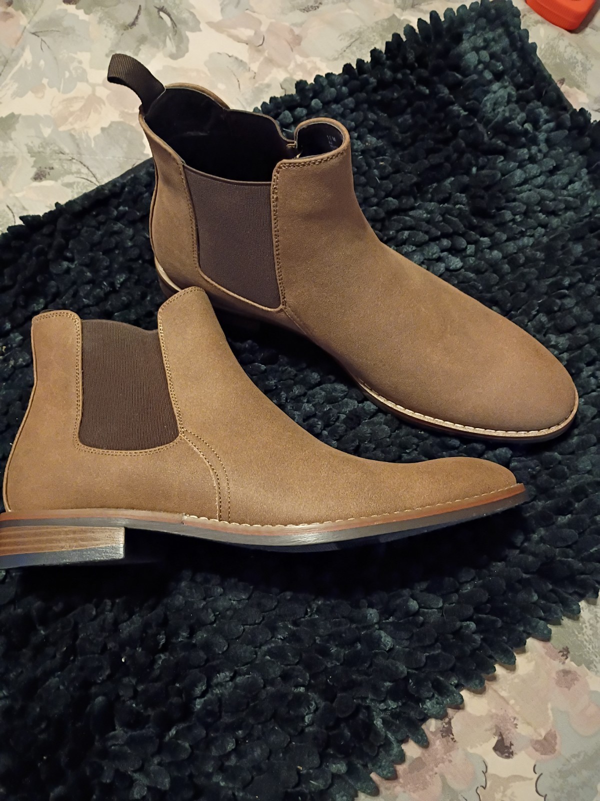 R2 Cowboy Style Mens Half Boot Tan Size 11m