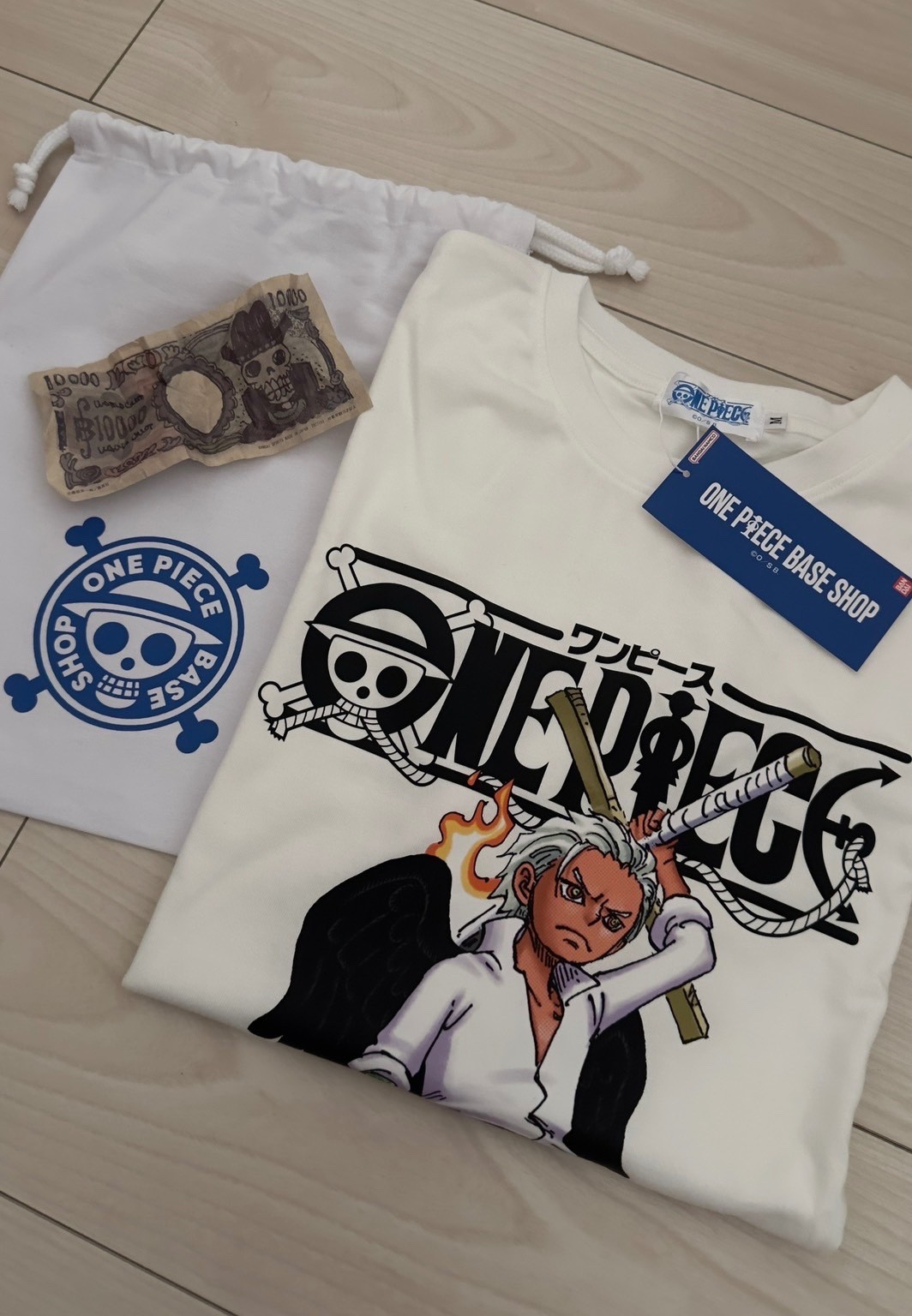 ONE PIECE BASE SHOP LABO S-Hawk Seraphim Mihawk Custom T-Shirt Size M Japan Excl gallery