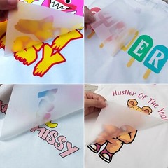 DTF Gang Sheets Custom Heat Transfer Iron on T-shirts Lot – Garments Logo Patch