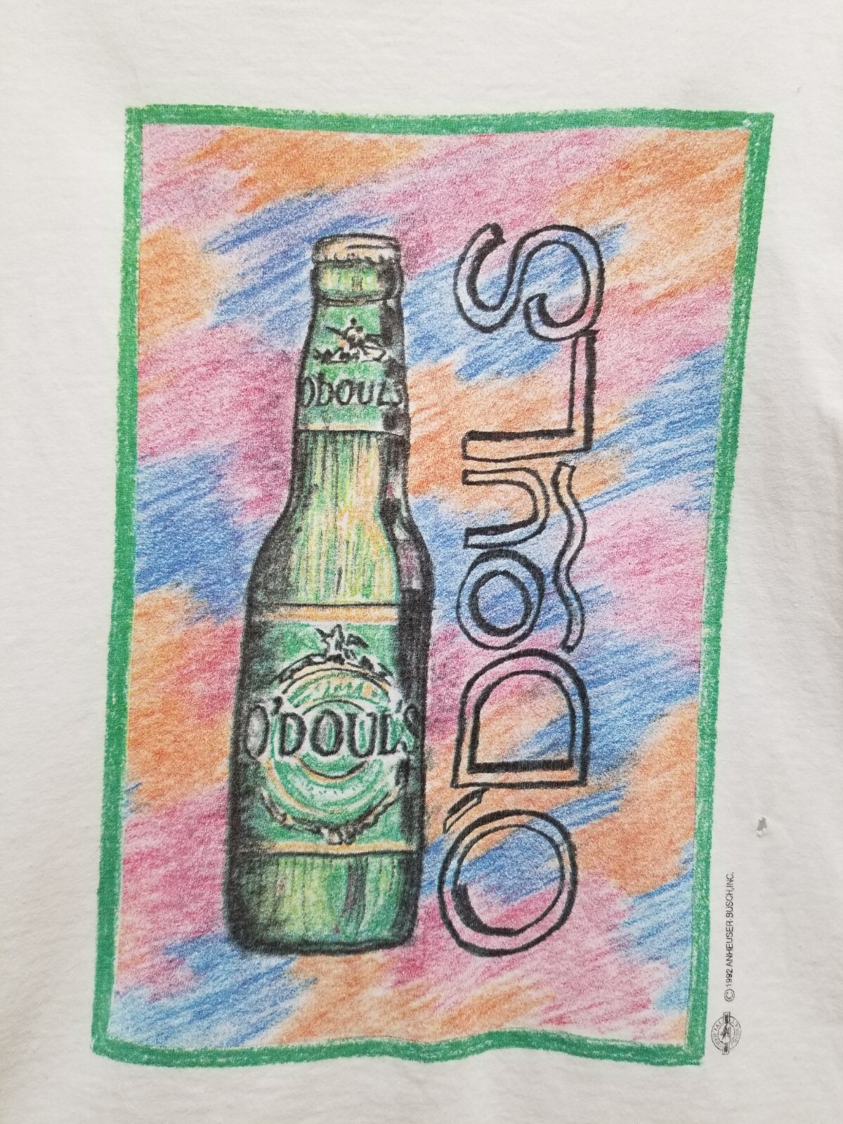 Vintage O'douls T Shirt No Tag 1992 Distressed see description for measurements gallery