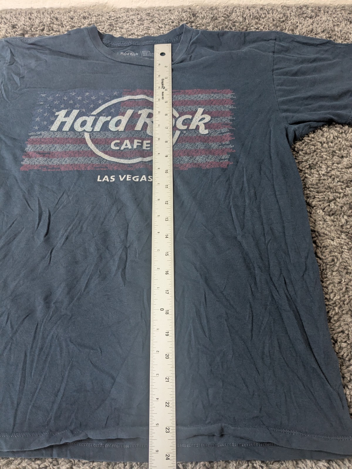 Hard Rock Cafe Las Vegas T Shirt Men's M Navy Blue Short Sleeve gallery
