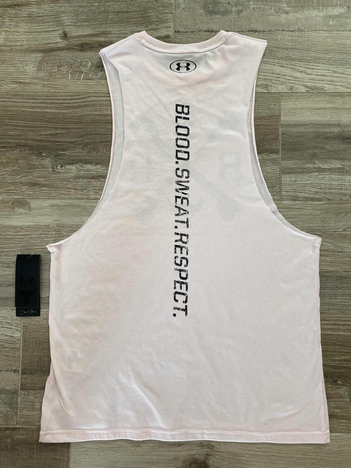 UNDER ARMOUR PROJECT ROCK BSR BLOOD SWEAT RESPECT DWAYNE JOHNSON TANK TOP sz XL gallery