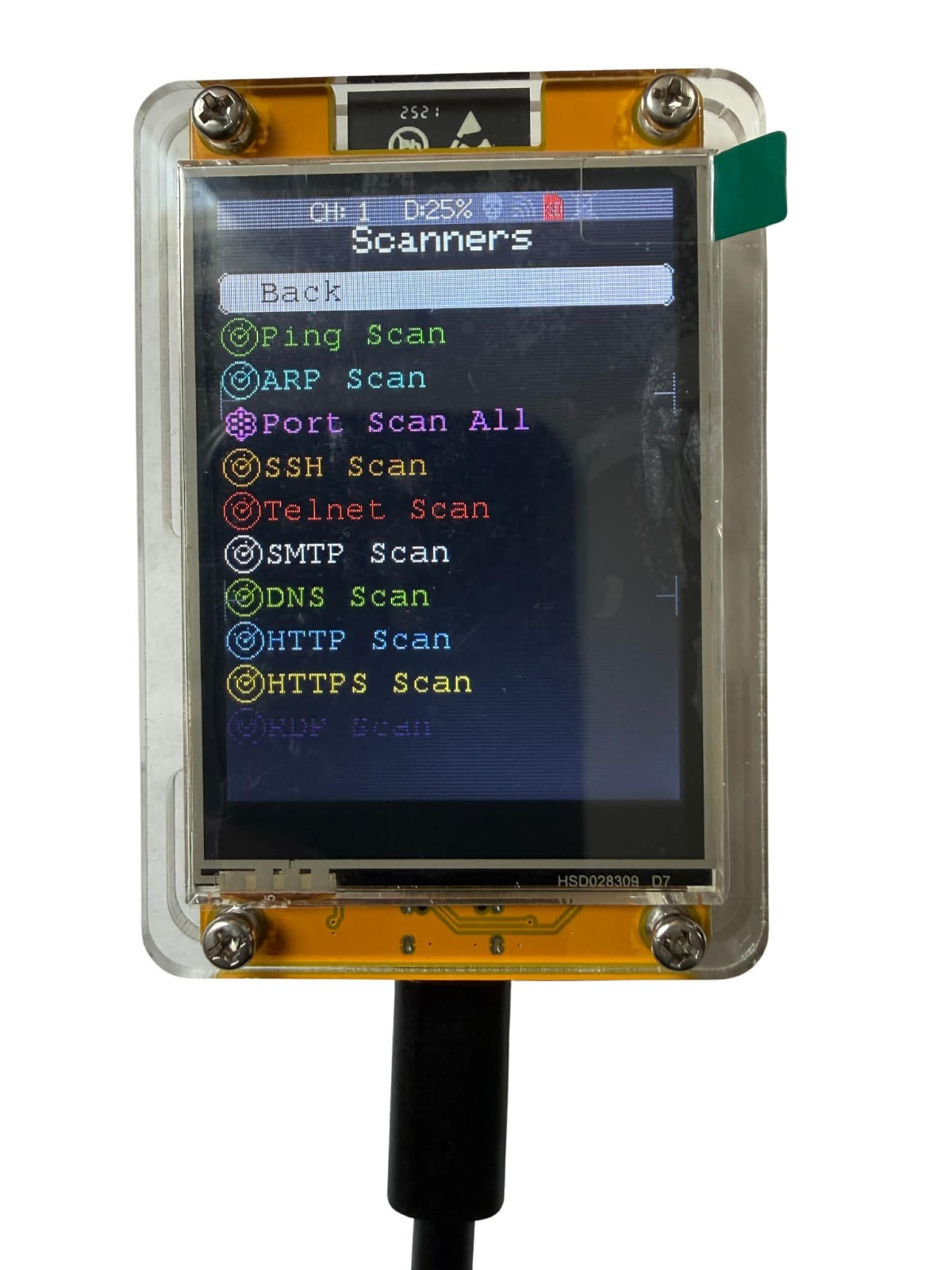 ESP32 CYD Display Dev Board – WiFi/Bluetooth Scanner & Network Testing Tool