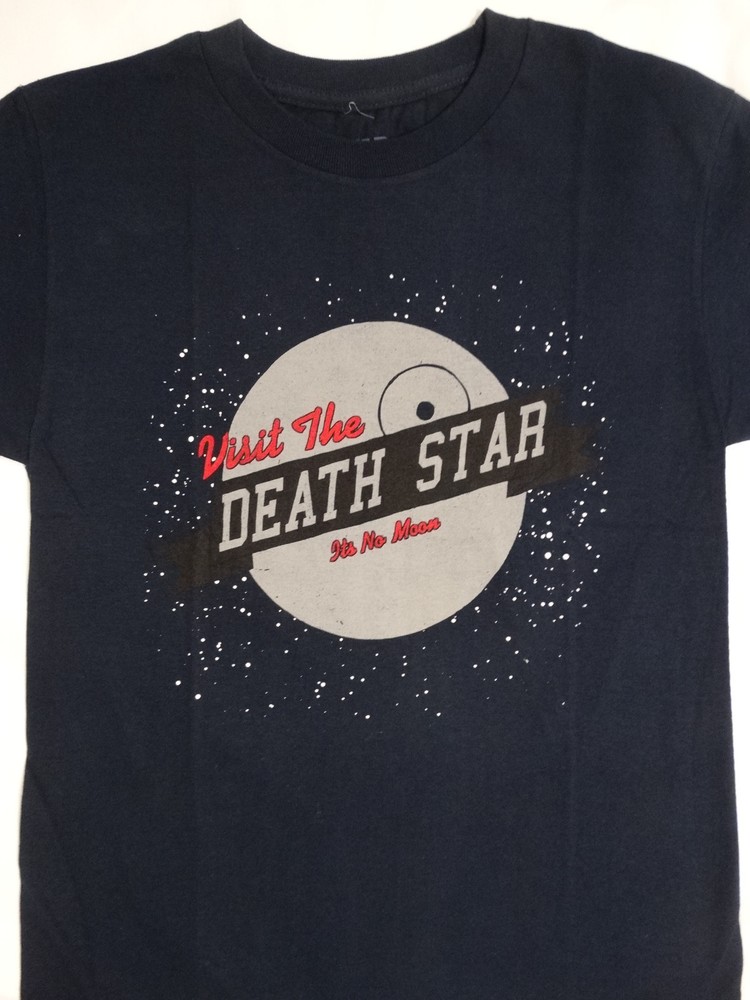 Star Wars Visit The Death Star Its No Moon T-Shirt S,M