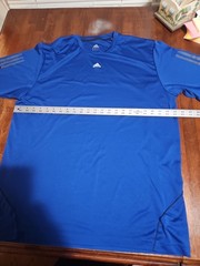 Adidas Performance Athletic XXL Men’s Shirt UPF 50 Sun Blocking Quick Dry Blue