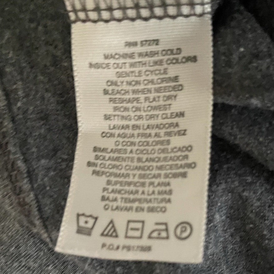 Perry Ellis Men's Gray Modal V-Neck Drop Shoulder Short Sleeves T-Shirt Size Lg gallery