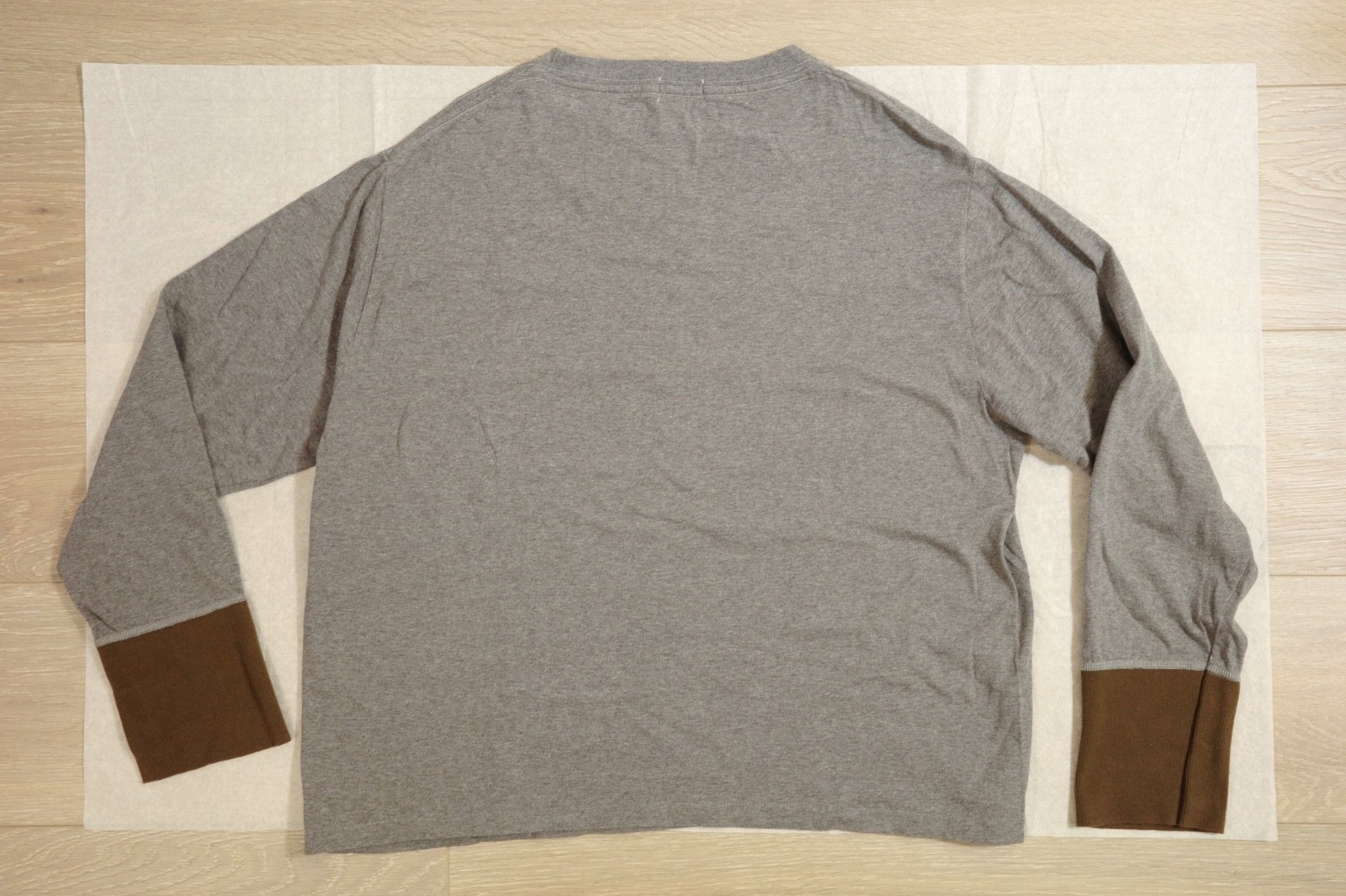 Levi's Vintage Clothing Casuals T-Shirt grey long sleeve L Large LVC gallery