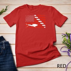 Diver Down Dive Flag Scuba Diving American Flag T-Shirt Unisex T-shirt