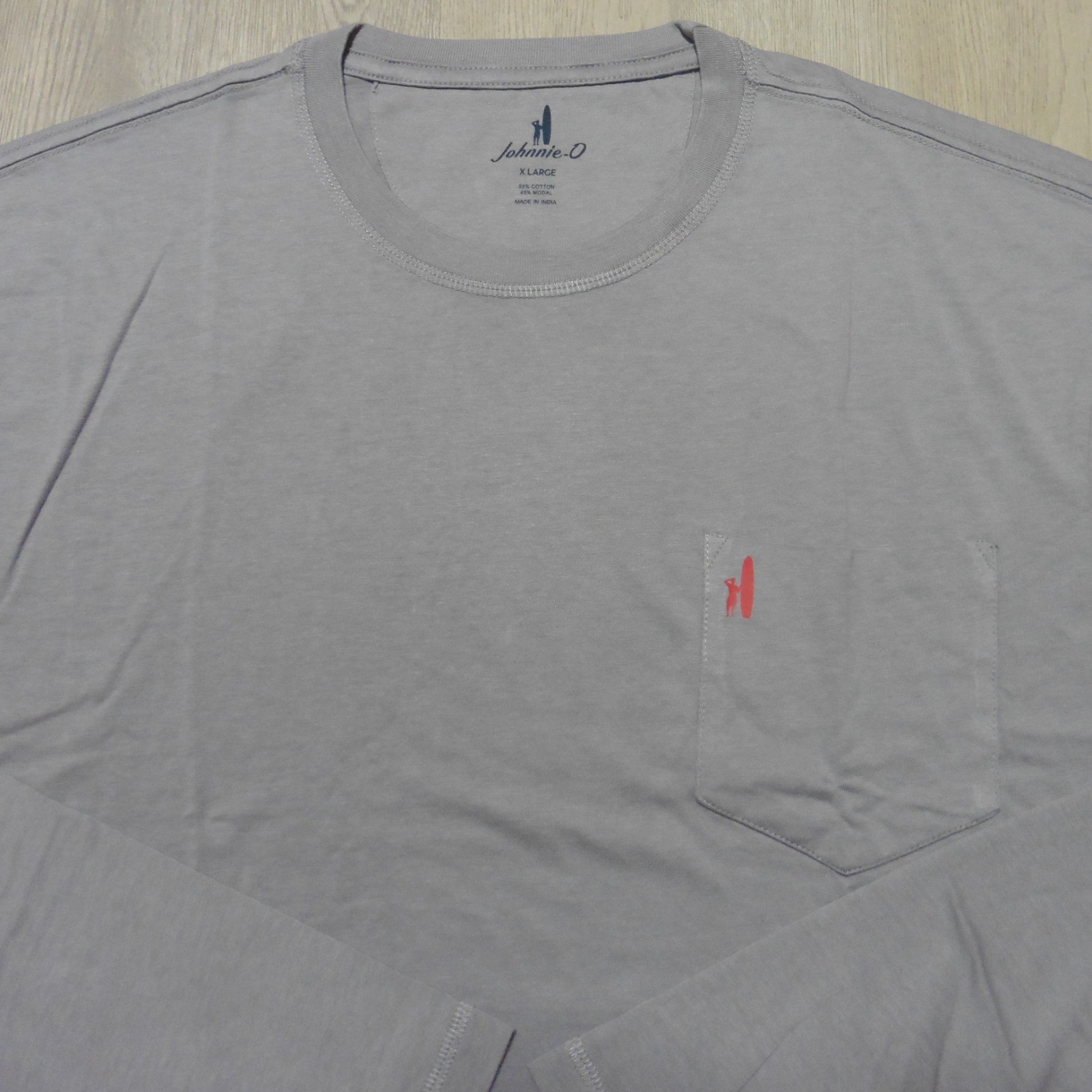 JOHNNIE O Mens S M L XL 2XL T SHIRT US PALM TREE STEEL GREY FLAG GOLF BRENNAN gallery