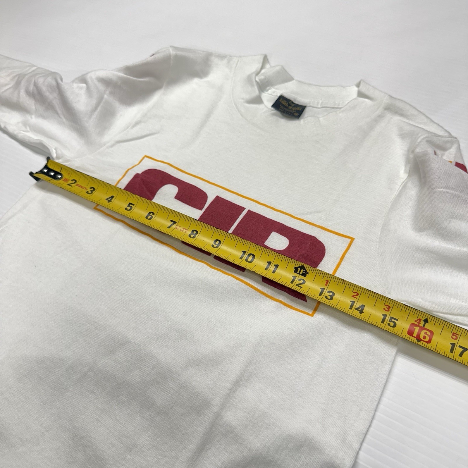 Vtg 1984 Corporate Invitational Run Mens Long Sleeve T-Shirt M White USA NYC gallery