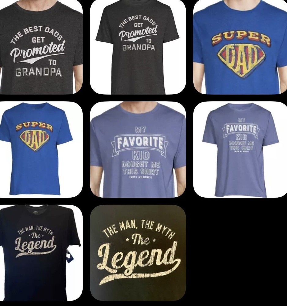 Men’s Dad Tee perfect for Birthdays, Fathers Day, any celebration!