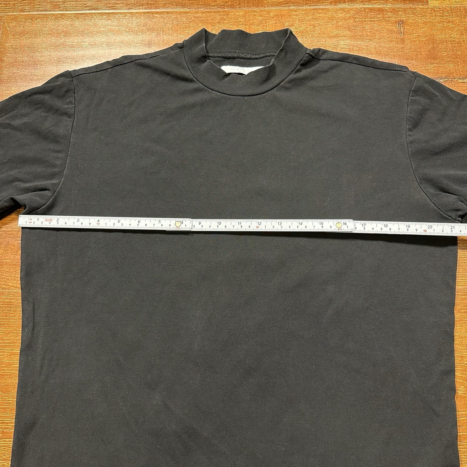 Chaorenbang T Shirt Mens L Black Short Sleeve Minimal Designer High Collar City gallery