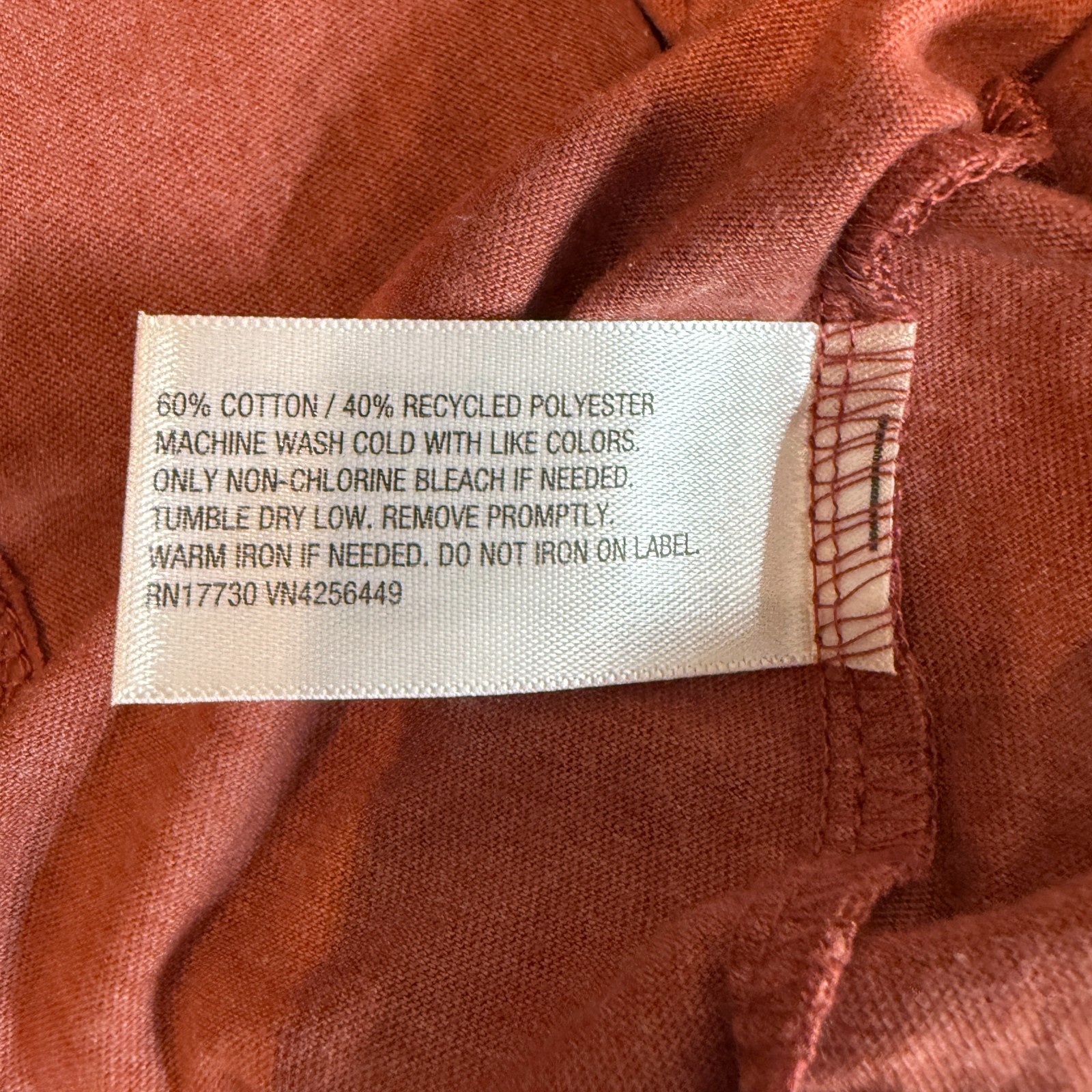 Goodfellow T-Shirt Mens XL Burnt Orange Standard Fit Crew Neck Everyday Wear Tee gallery