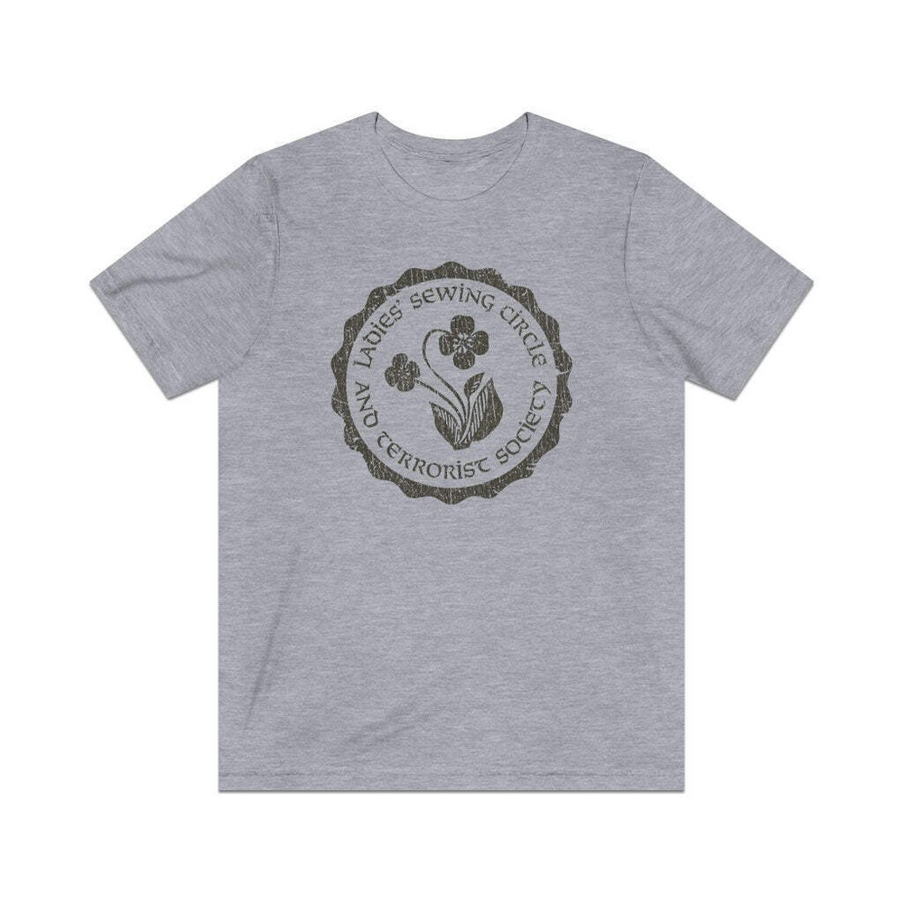 Ladies Sewing Circle and Terrorist Society 1974 Vintage Men’s T-Shirt