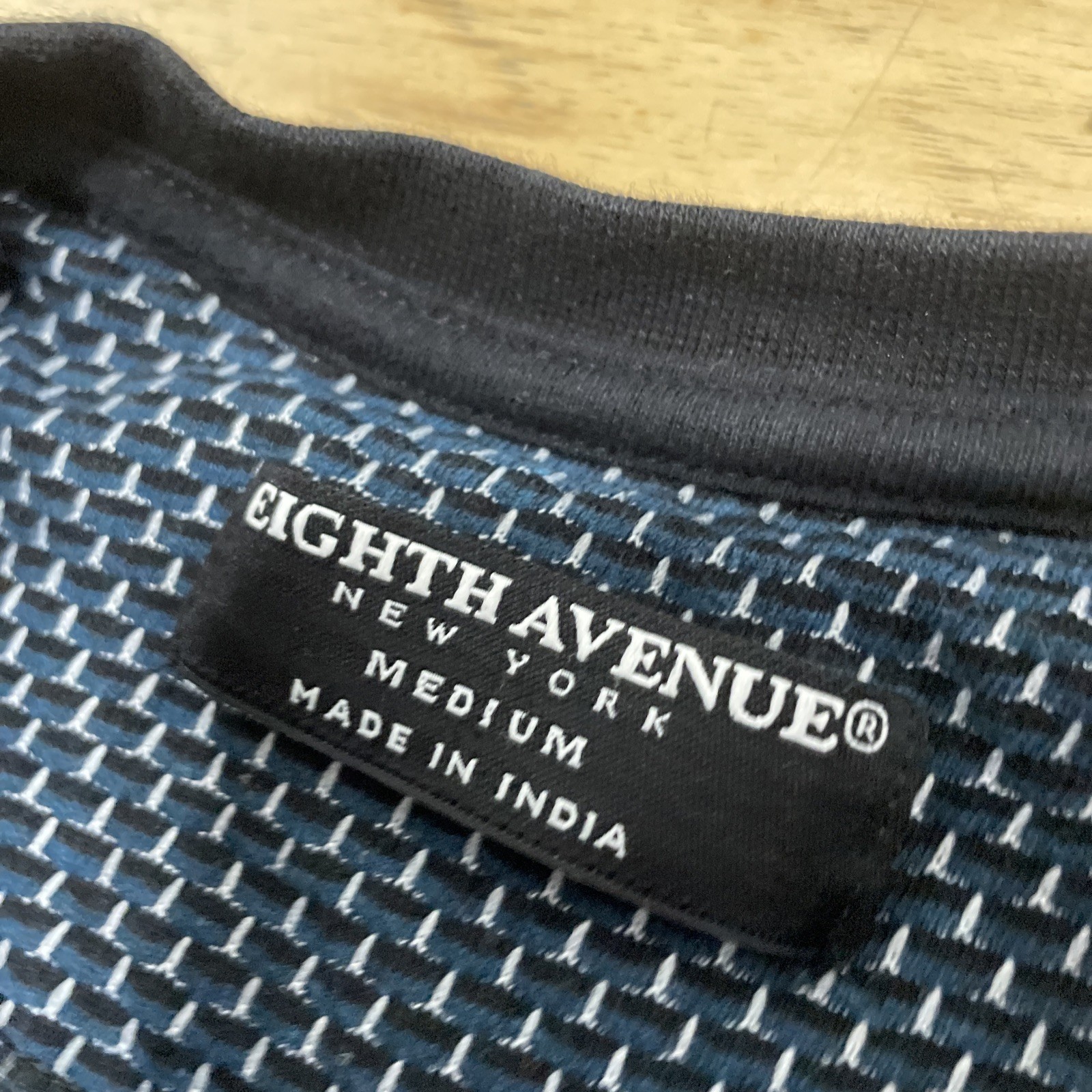 Eighth Avenue Geometric T Shirt Men M Gray Black Art Deco Cube Hexagon Diamond gallery