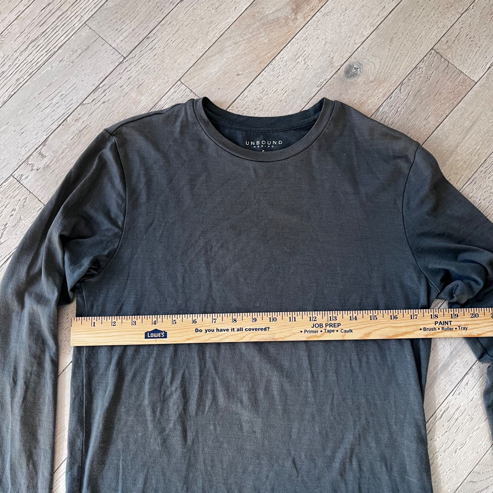 Unbound Merino Shirt Long Sleeve Men's Small 100% Merino Wool Dark Green gallery