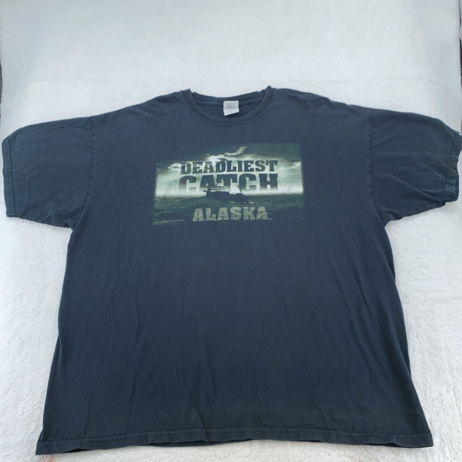 Deadliest Catch Alaska Shirt Mens 2XL TV Show Graphic Discovery Channel 2010s gallery