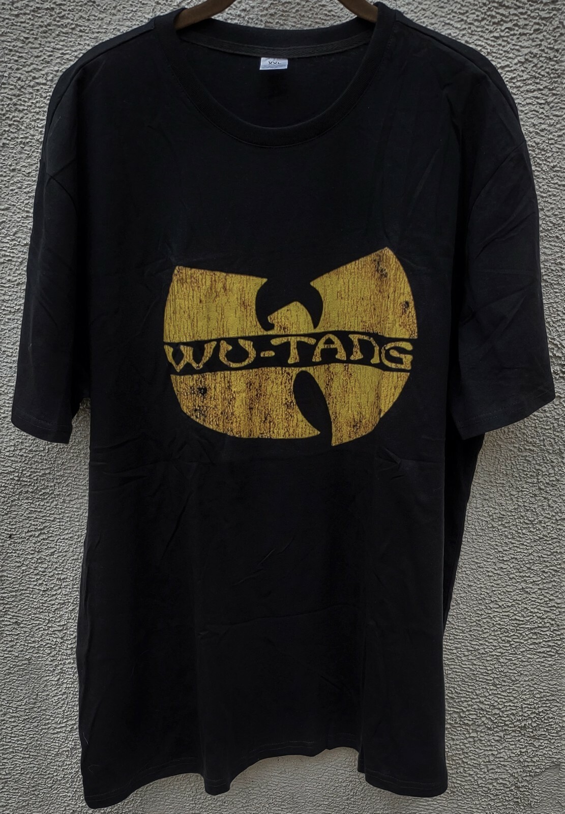 NEW/NWOT Wu-Tang Clan Hip Hop Black Cotton T-Shirt w/Yellow Logo – Size Small