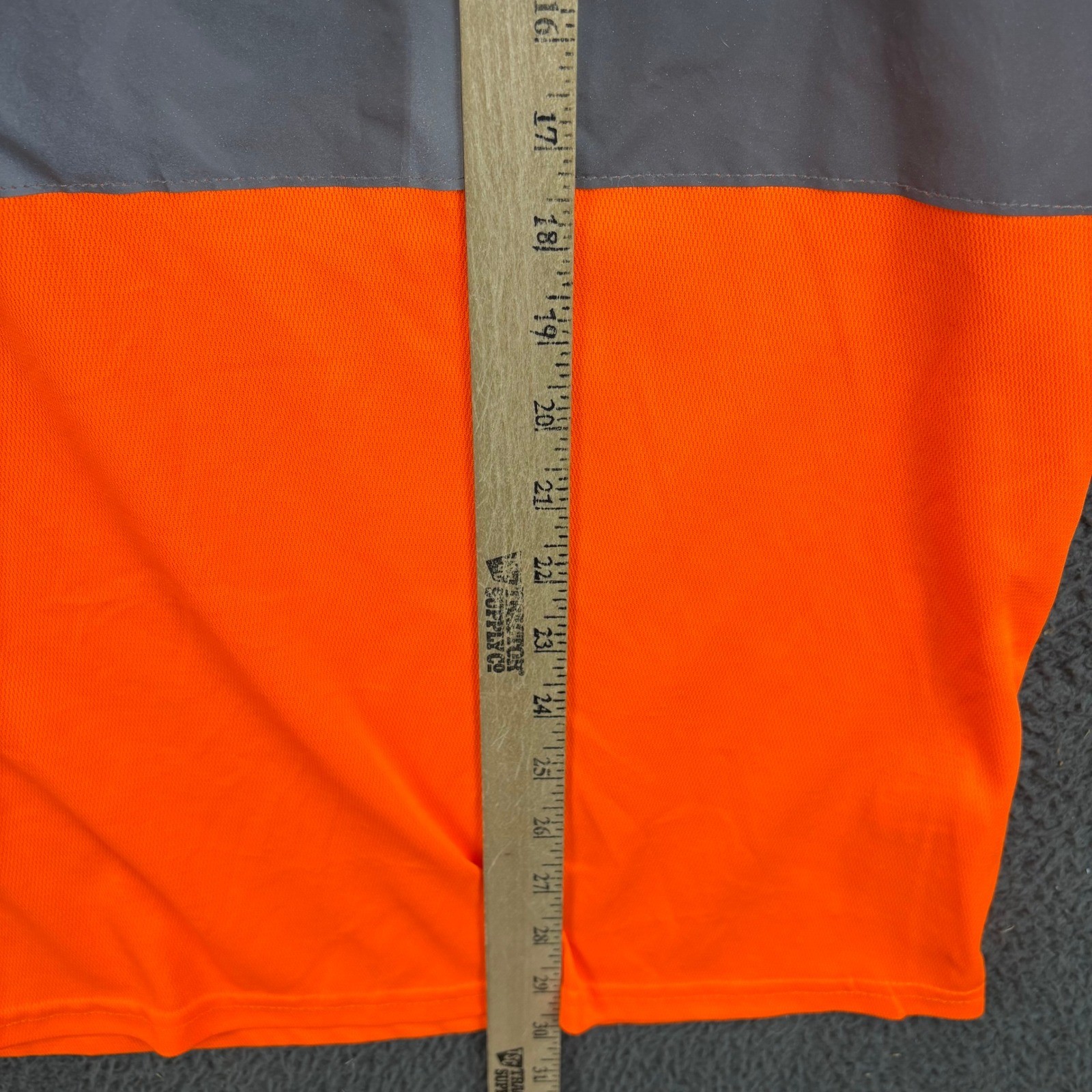 Arctic Quest Mens XL Orange High Visibility Reflective Safety Work T-Shirt gallery